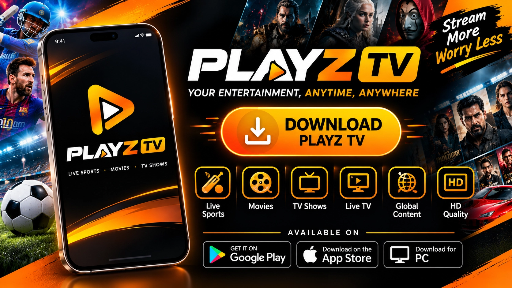 Download PlayZ TV